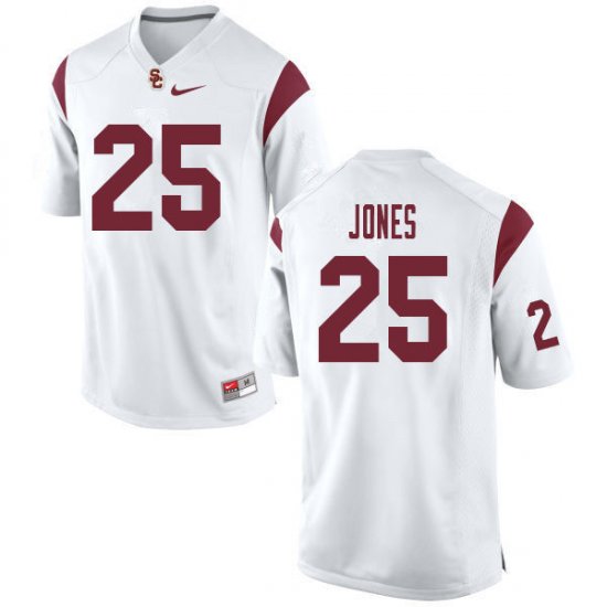 White Jack Jones #25 Trojans Men Official College Football Jersey -Hot Sale