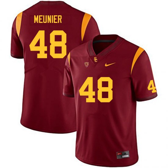 Cardinal Daniel Meunier #48 Trojans Men Alumni College Football Jersey -Hot Sale