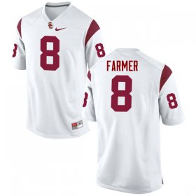 White George Farmer #8 Trojans Men Classic University Football Jersey -Hot Sale