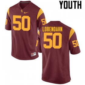 Cardinal Toa Lobendahn #50 Trojans Youth Alumni NCAA Football Jersey -Hot Sale