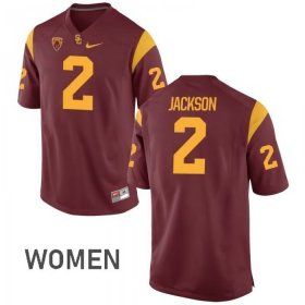 Cardinal Adoree' Jackson #2 Trojans Women Official NCAA Football Jersey -Hot Sale