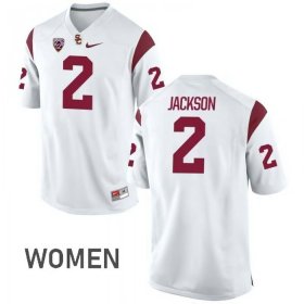 White Adoree' Jackson #2 Trojans Women Alumni College Football Jersey -Hot Sale