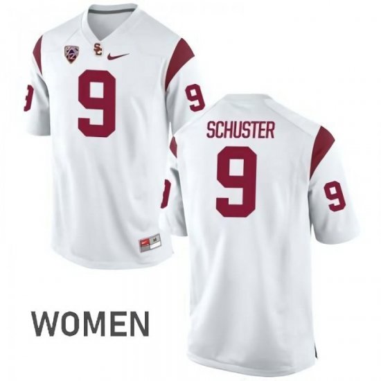 White JuJu Smith-Schuster #9 Trojans Women Official University Football Jersey -Hot Sale