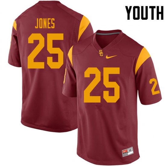 Cardinal Jack Jones #25 Trojans Youth Alumni University Football Jersey -Hot Sale